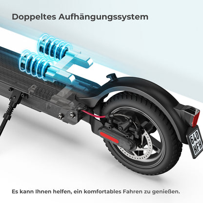 E-Scooter Elektroroller E9ABE 8,5" 350W ABE, mit Straßenzulassung 20kmh 20-30km Reichweite