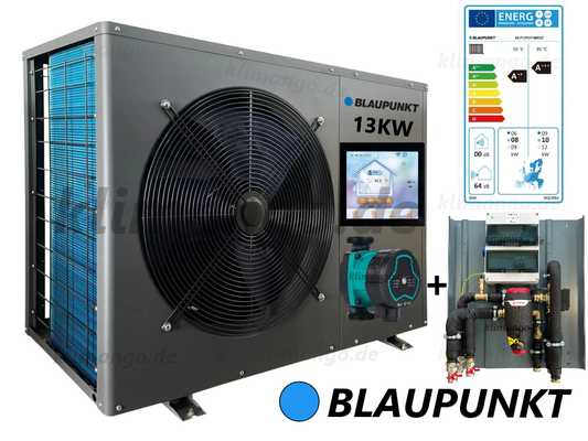 Blaupunkt Monoblock Wärmepumpe 13kW BLP13P3V1MR32 inkl. Hydrobox