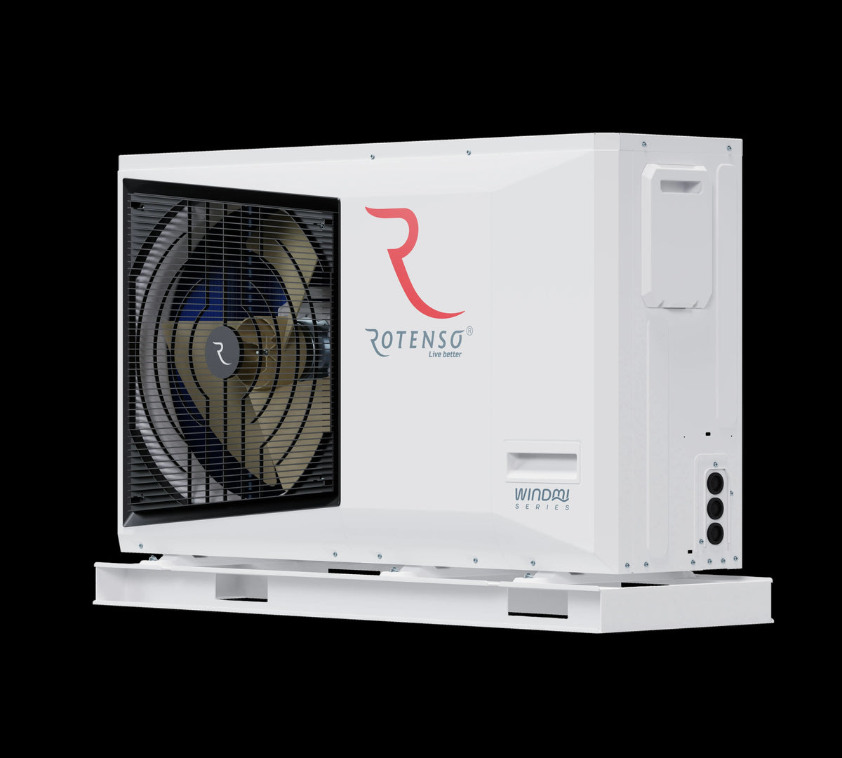 Rotenso Windmi Wärmepumpe Monoblock Luft-Wasser  WIM80X1 8KW BAFA Wifi A+++, Heizen Kühlen
