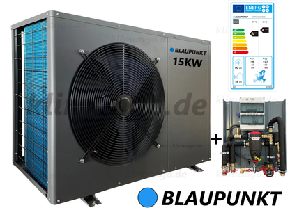Blaupunkt Monoblock heat pump air/water 15 kW BLP15P3V2MR32 Wifi BAFA heating / cooling A+++