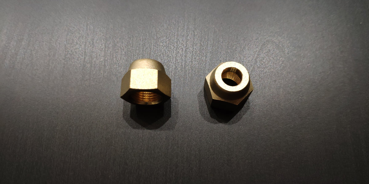 Kältemittelleitung Überwurfmuttern, Verbindungsnippel  1/4" + 3/8"
