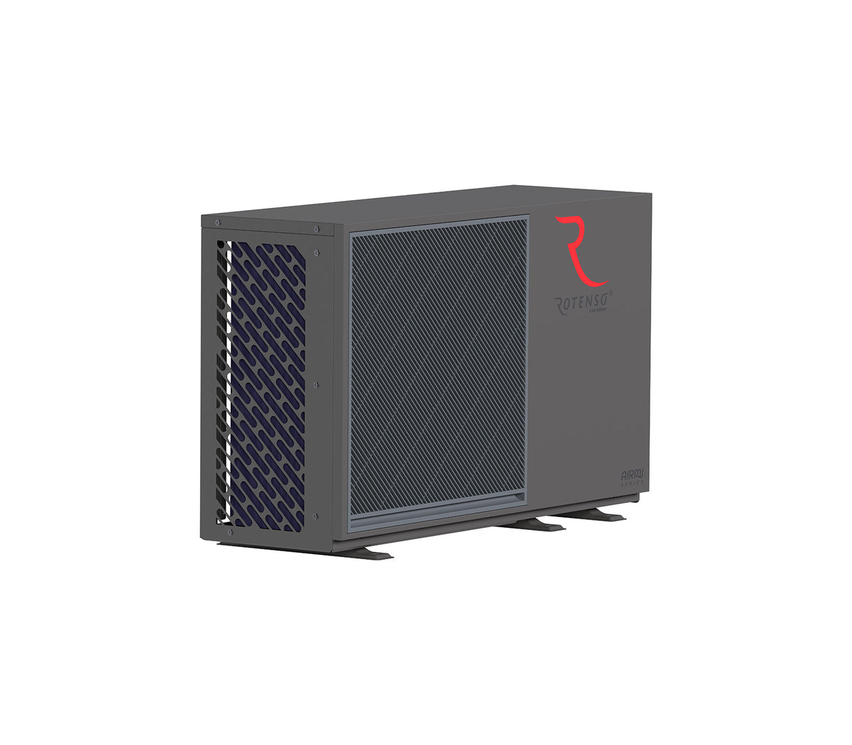 Rotenso Airmi Wärmepumpe Monoblock Luft-Wasser 10KW Black BAFA Wifi A+++, Heizen Kühlen