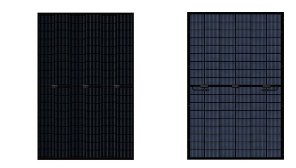 36X JNEG9RC.27 - 440 Watt Solar Modul Full Black Glas-Glas Bifacial N-Type Topcon