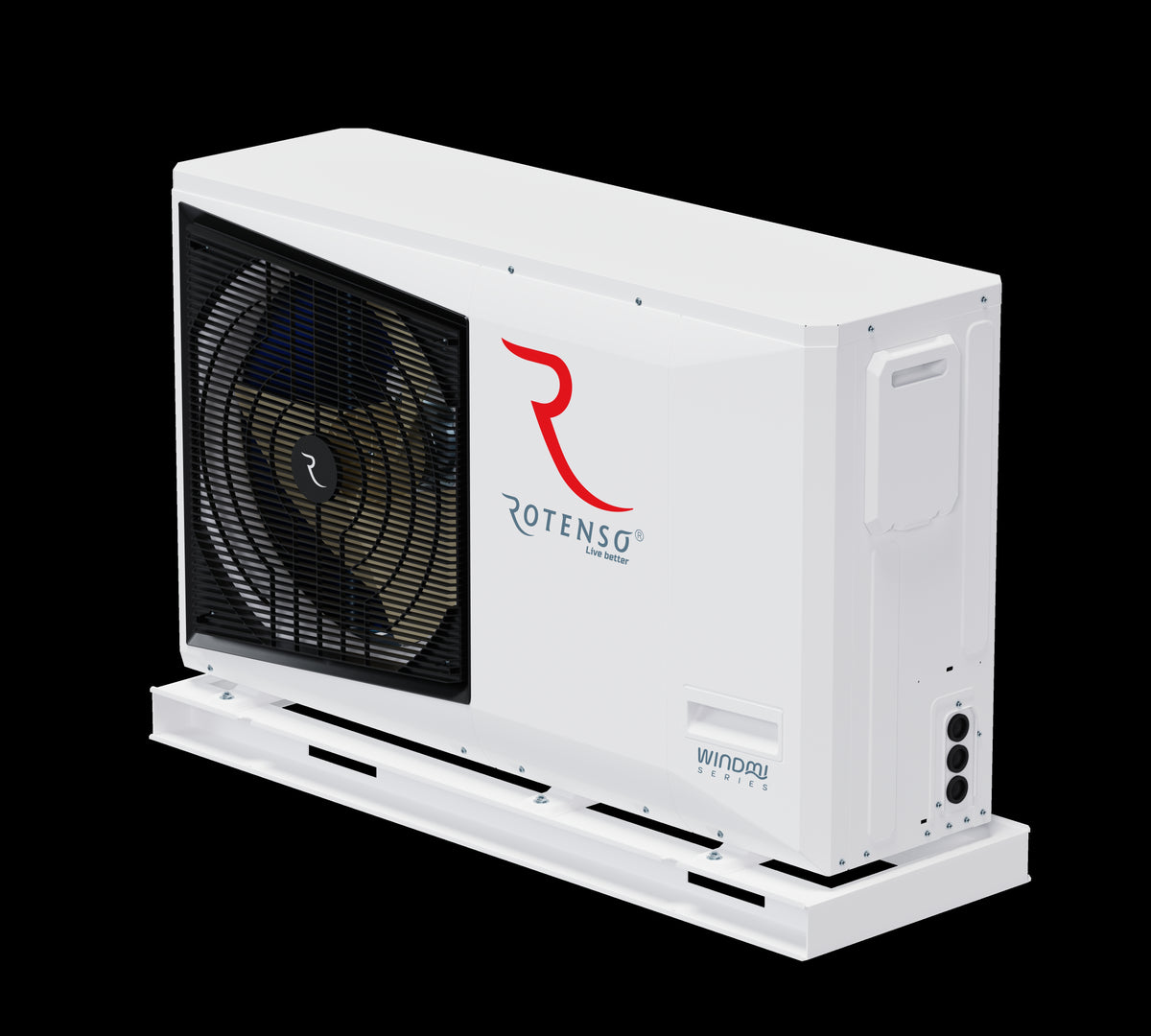 Rotenso Windmi Wärmepumpe Monoblock Luft-Wasser  WIM80X1 8KW BAFA Wifi A+++, Heizen Kühlen