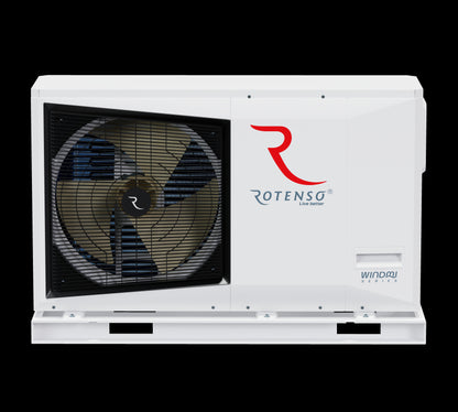 Rotenso Windmi Wärmepumpe Monoblock Luft-Wasser  WIM80X1 8KW BAFA Wifi A+++, Heizen Kühlen