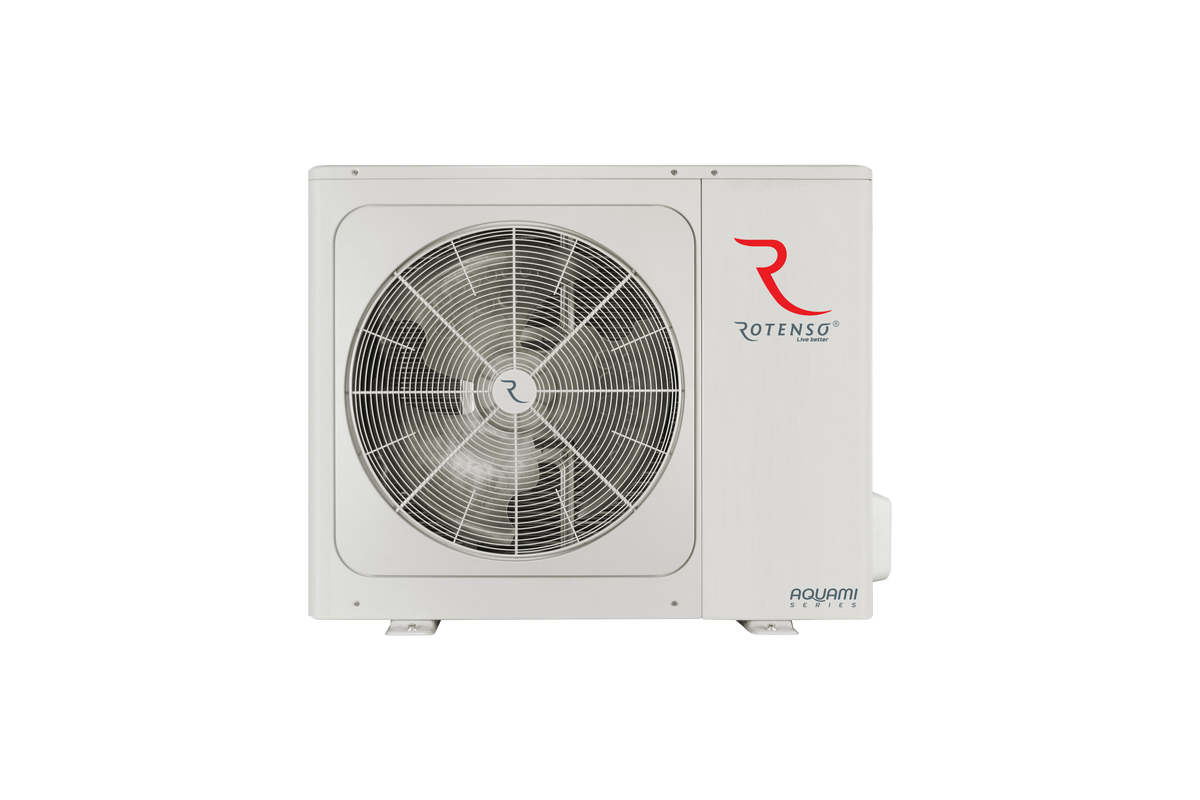 Rotenso Aquami All in Split heat pump AQS120X3o 12kW set + hydro module with 240 liter storage tank AQS160T240X13i A+++A++