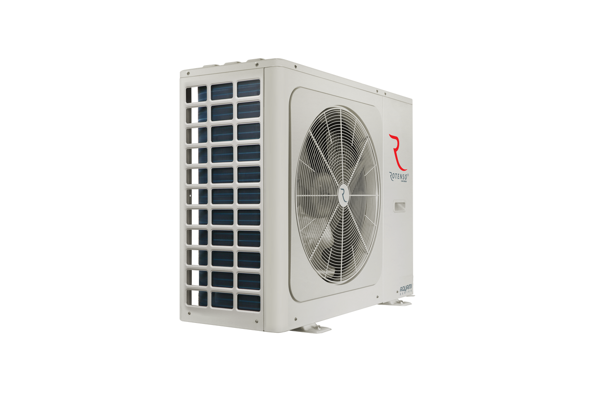 Rotenso Aquami All in Split heat pump AQS120X3o 12kW set + hydro module with 240 liter storage tank AQS160T240X13i A+++A++