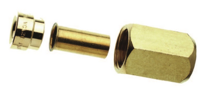 Armacell SAE fittings for refrigerant lines, set 1/4" + 1/2" for copper pipe