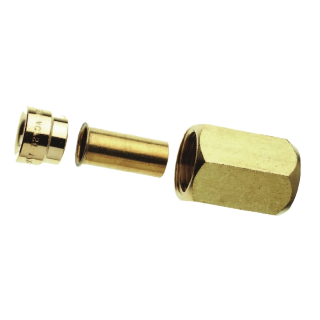 Armacell SAE-Fittinge für Kältemittelleitung Set 1/4" + 3/8" für Kupferrohre