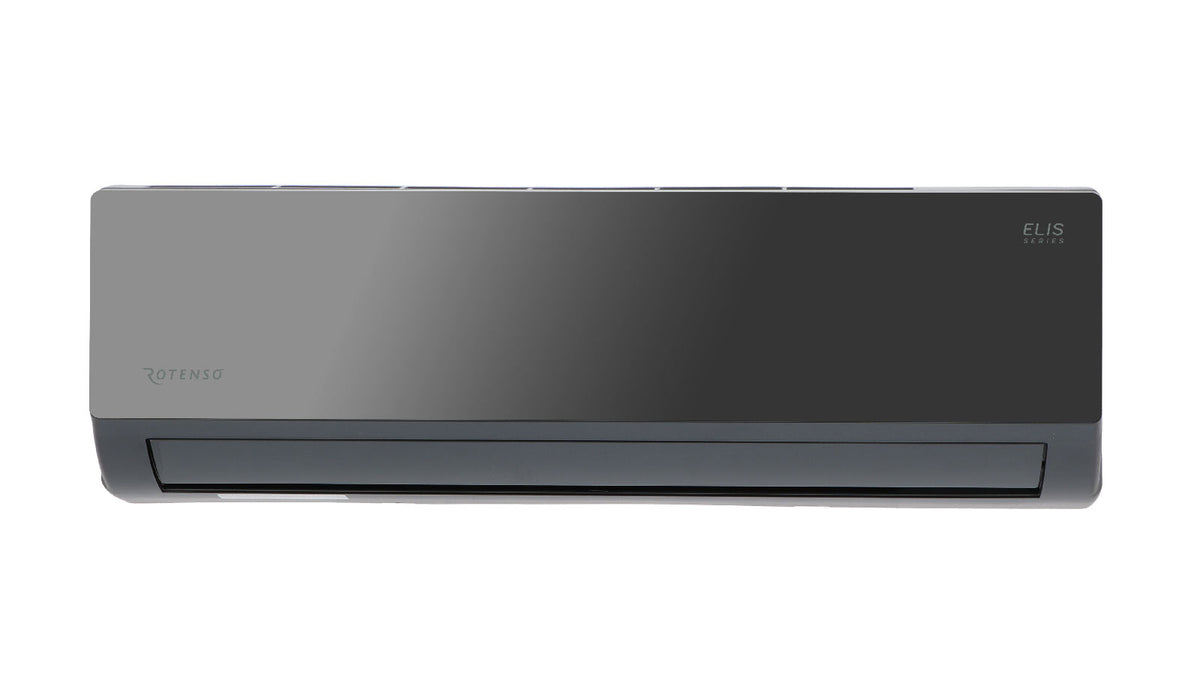 Rotenso Elis Black air conditioner, 2.6 kW to 6.8 kW, single-split wall-mounted unit set with digital inverter, WiFi, A++