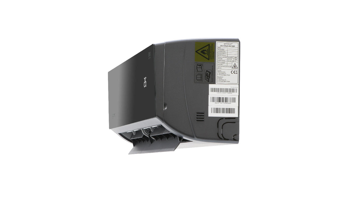 Rotenso Elis Black air conditioner, 2.6 kW to 6.8 kW, single-split wall-mounted unit set with digital inverter, WiFi, A++