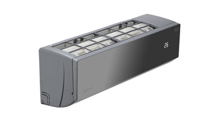 Rotenso Elis Black air conditioner, 2.6 kW to 6.8 kW, single-split wall-mounted unit set with digital inverter, WiFi, A++