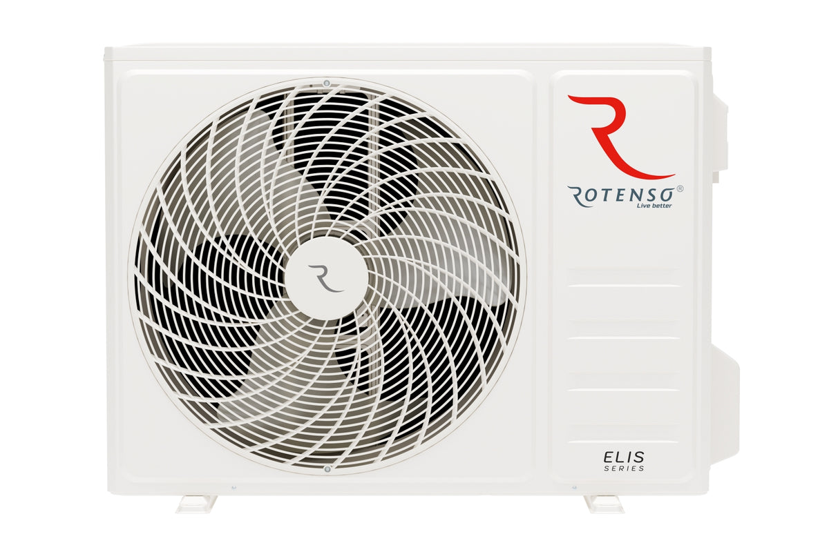 Rotenso Elis Black air conditioner, 2.6 kW to 6.8 kW, single-split wall-mounted unit set with digital inverter, WiFi, A++