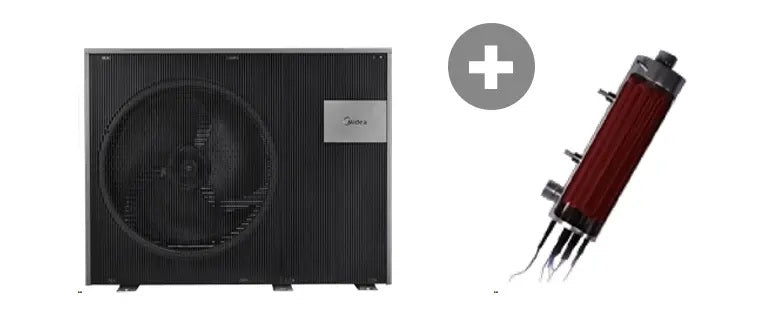Midea M-Thermal Nature Mono MHC-V8WD2RN7-BER90 Monoblock Wärmepumpe 8kW R290