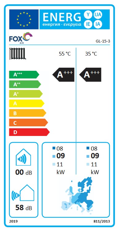 Energieeffizienzklasse für Kühlen