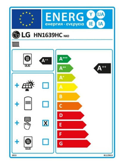 Hydrobox / hydraulic unit LG HN1639HC.NKO for LG Therma V monoblock heat pumps R290