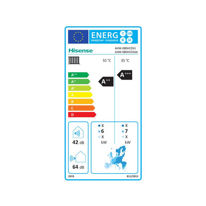 Sonderangebot Hisense Hi-Therma Split Wärmepumpe 8kW (11kW) Inneneinheit + Außeneinheit R32 A+++