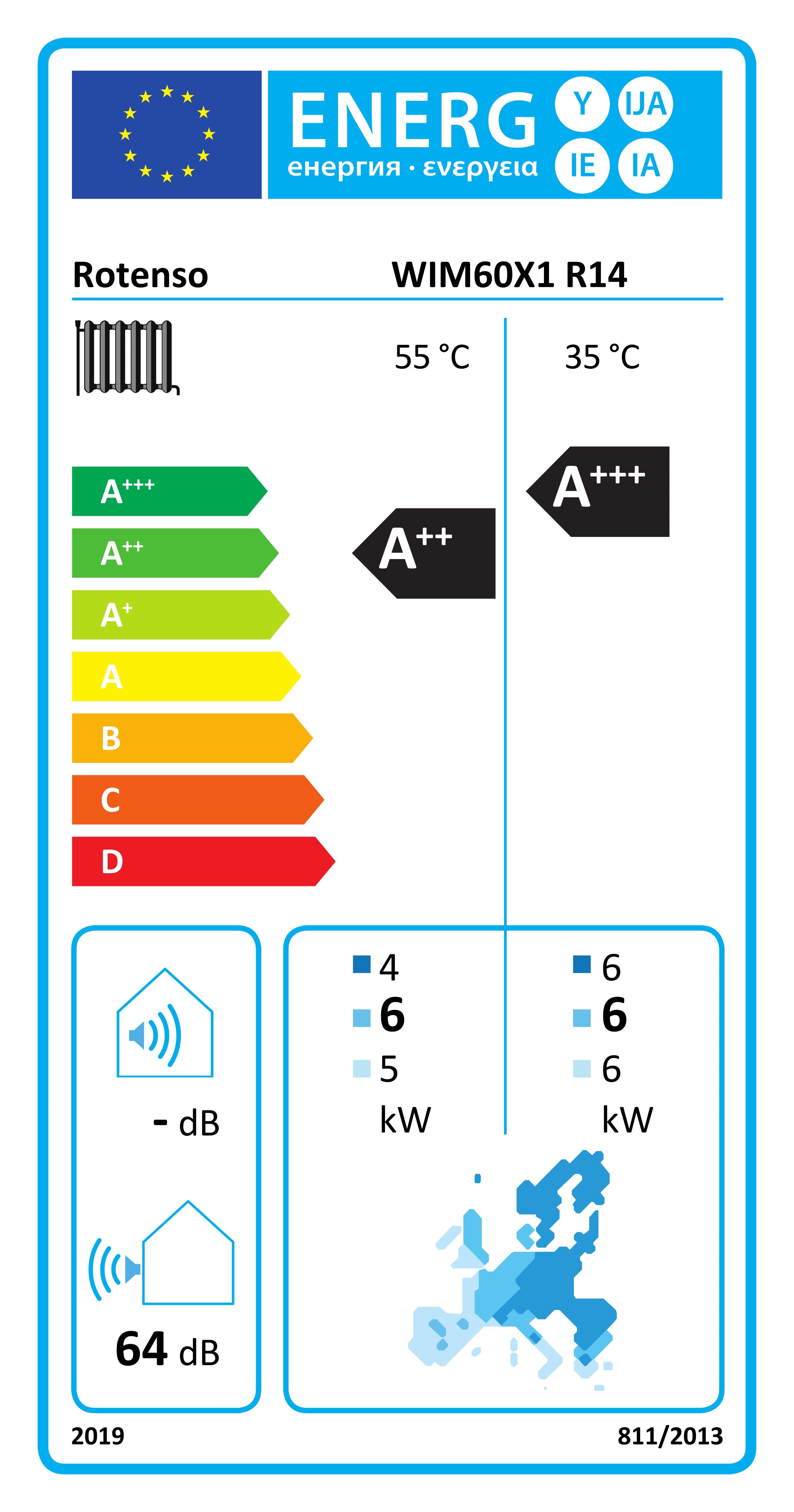 Energieeffizienzklasse für Kühlen