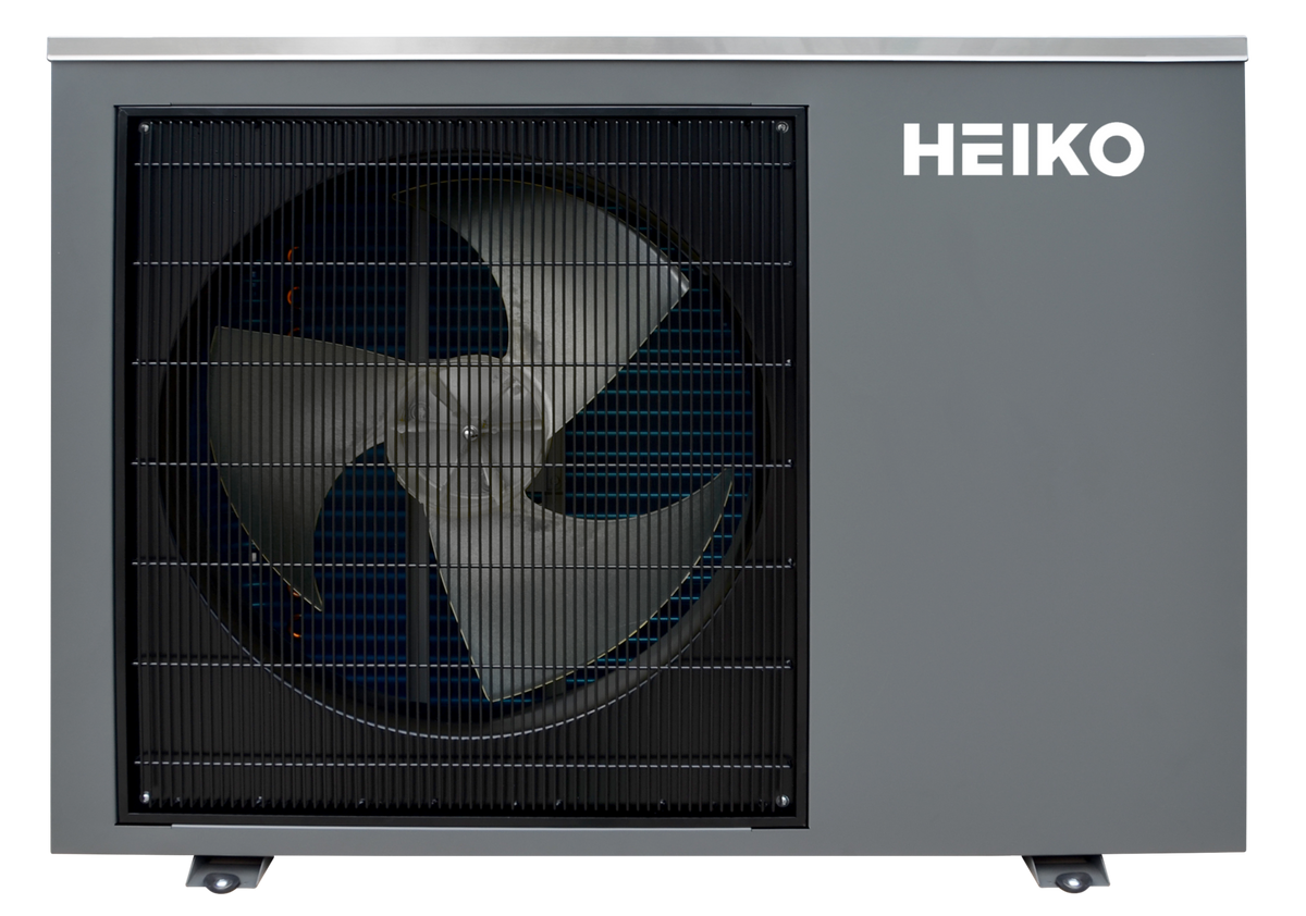 Heiko Thermal Plus 9 | Single-phase 9kW monoblock heat pump hydraulic module with 250-L hot water storage tank BAFA Heating Cooling WiFi A+++