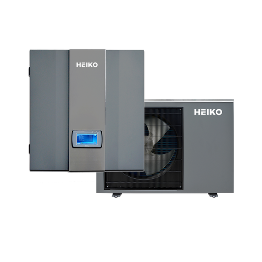 Heiko Thermal 19 | 3-phasige 19kW Monoblock Wärmepumpe ZH + DHW Luft-Wasser BAFA Heizen Kühlen Wifi A+++