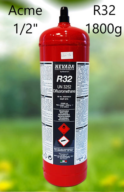 Kältemittel R32 2,3L 1800g für Klimaanlage und Wärmepumpe