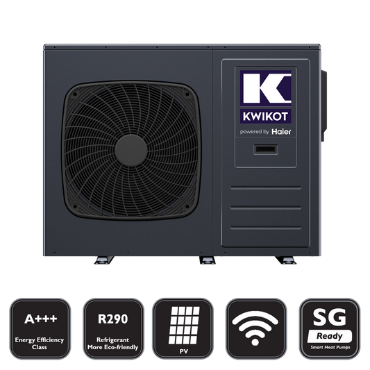 (Haier) Kwikot Luft/Wasser Monoblock Wärmepumpe 10 KW R290 KAWM10-Nd2 A+++