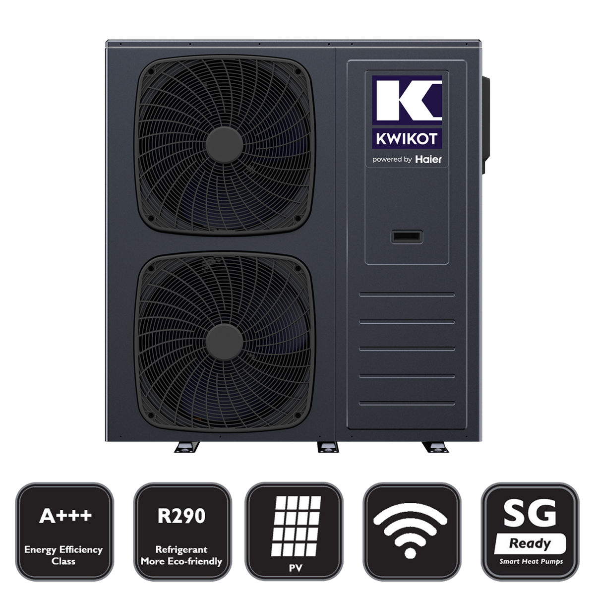 (Haier) Kwikot Luft/Wasser Monoblock Wärmepumpe 14 KW R290 KAWM14-Nd2 A+++