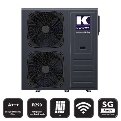 (Haier) Kwikot Luft/Wasser Monoblock Wärmepumpe 14 KW R290 KAWM14-Nd2 A+++