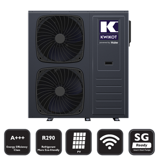 (Haier) Kwikot Luft/Wasser Monoblock Wärmepumpe 14 KW R290 KAWM14-Nd2 A+++