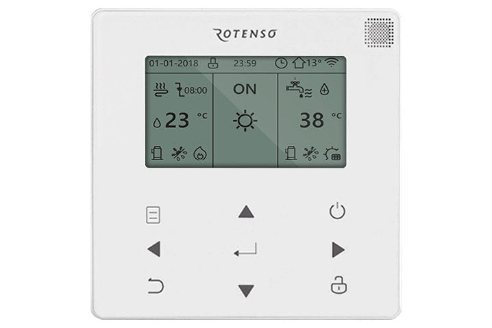 Rotenso Aquami All in Split heat pump AQS120X3o 12kW set + hydro module with 240 liter storage tank AQS160T240X13i A+++A++