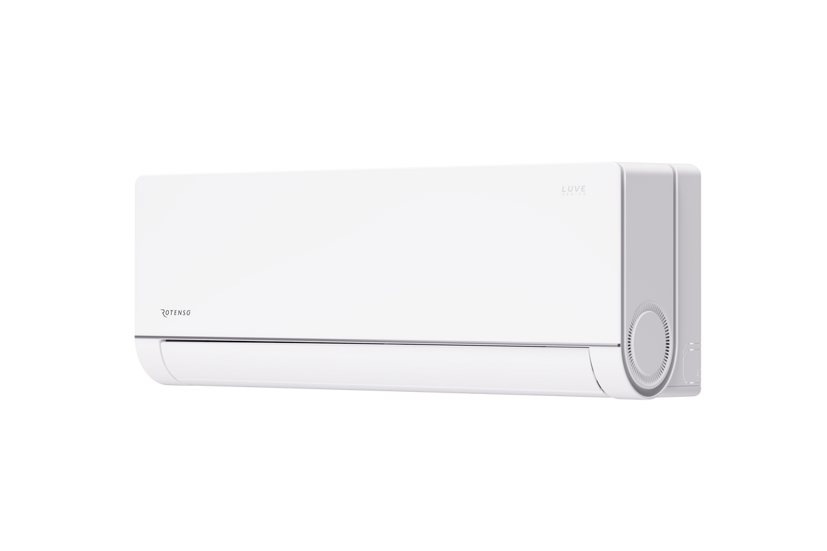 Rotenso Klimaanlage Luve White 2,7 kW bis 5,3 kW Single-Split Wandgeräte-Set Digital Inverter WiFi A+++