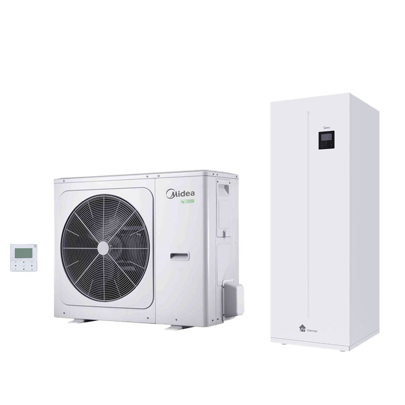 Sonderangebot Midea Thermal Arctic Split Wärmepumpe MHA-V12W/D2RN8-B 12KW Set + Hydromodul mit Speicher 240 Liter HBT-A160/240CDS90GN8-B A+++A++