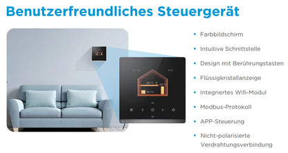 Midea MHC-V10WD2N7-E30 10kW Monoblock Luft Wasser Wärmepumpe R290 1-Ph-230V A+++/A++