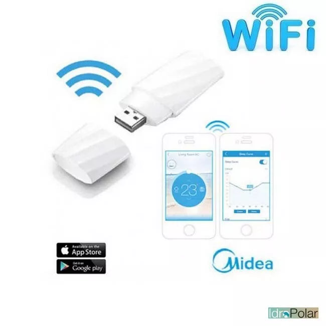 MIDEA Wi-Fi Stick für Klimageräte | CE-SK103X | Smart Kit für Remote Management