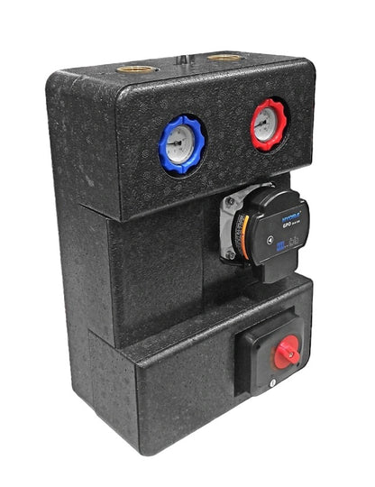 Pump group for central heating - with three-way mixing valve with servo motor - Hydra GPO S DN 25