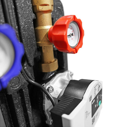 Pump group for central heating - with three-way mixing valve with servo motor - Wilo GPO S DN 20