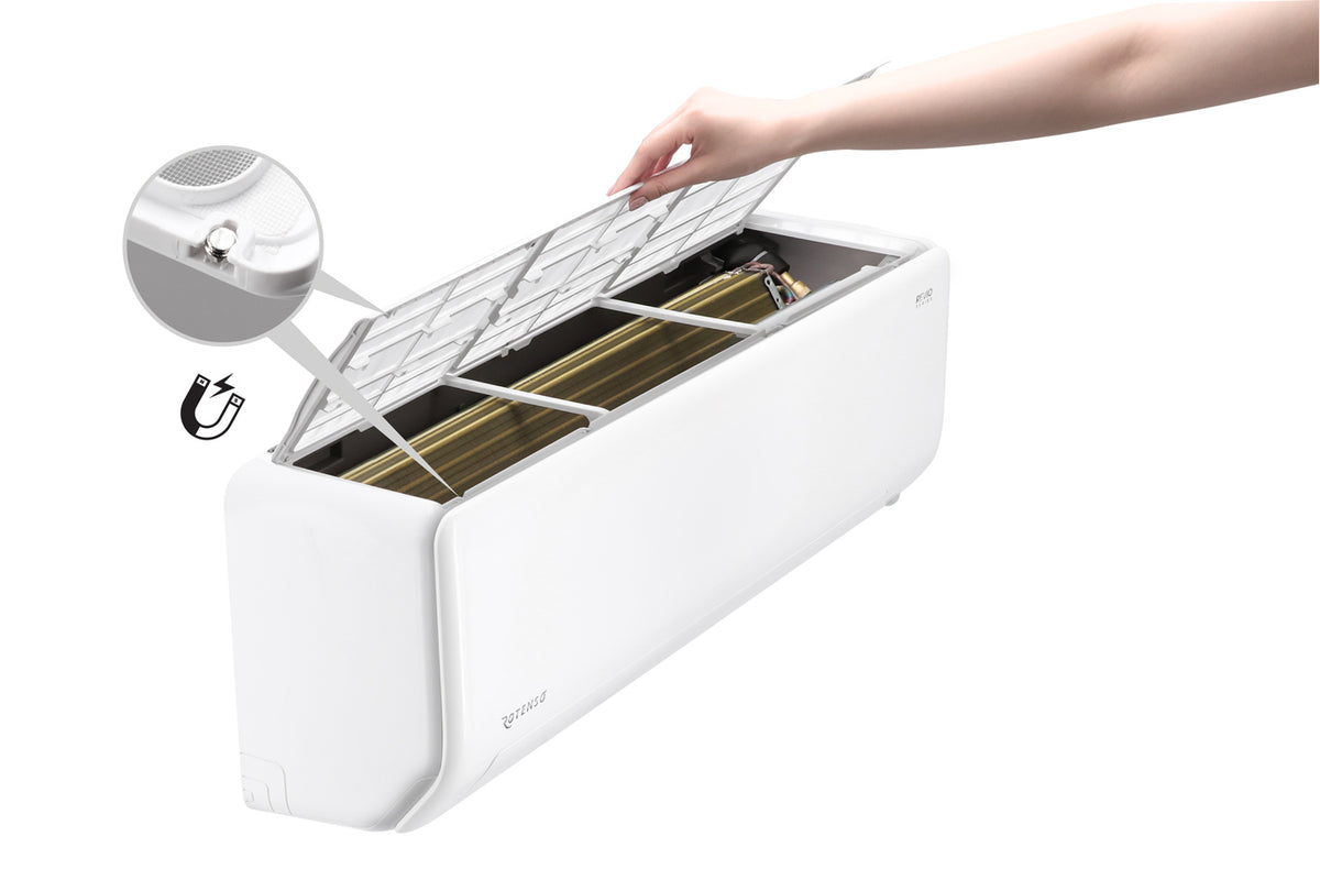 Rotenso Premium Air Conditioner Revio 2.7 kW to 7 kW Single-Split Wall Unit Set Digital Inverter WiFi A+++