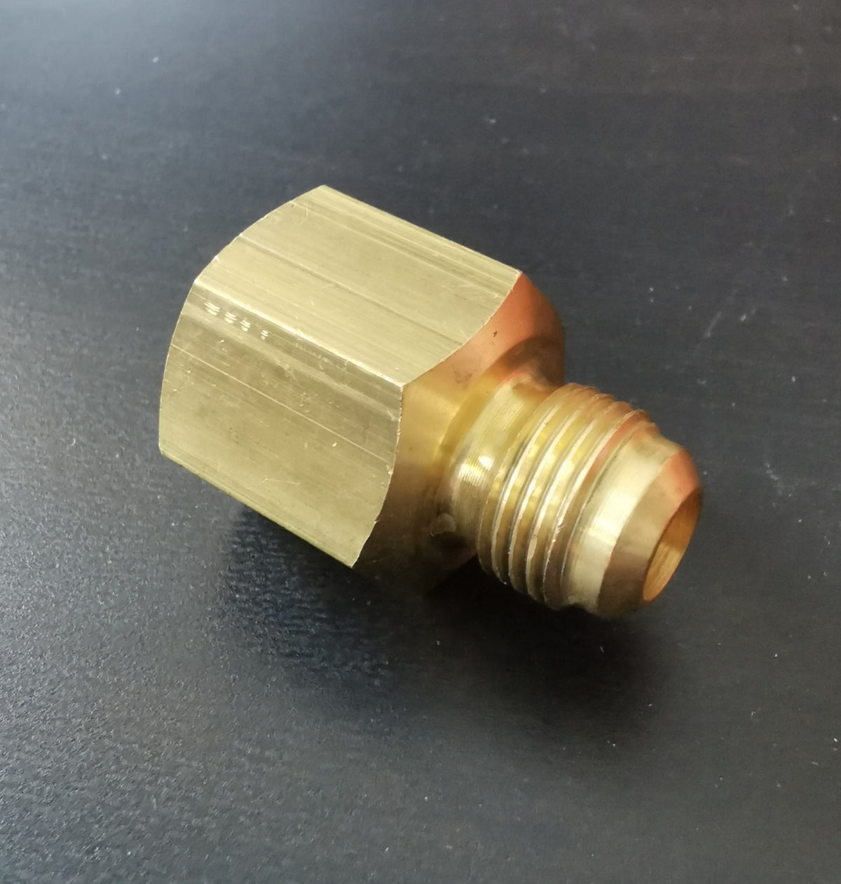 Kältemittelleitung Reduziernippel Messing F1/2" auf M3/8" Adapter Reduzierung Reduzierstück