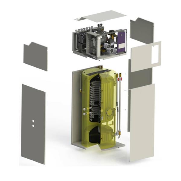 Sunex Hydra Tower PRO - 1WT - komplette Heizraumlösung in einem Gerät - Hydraulikeinheit