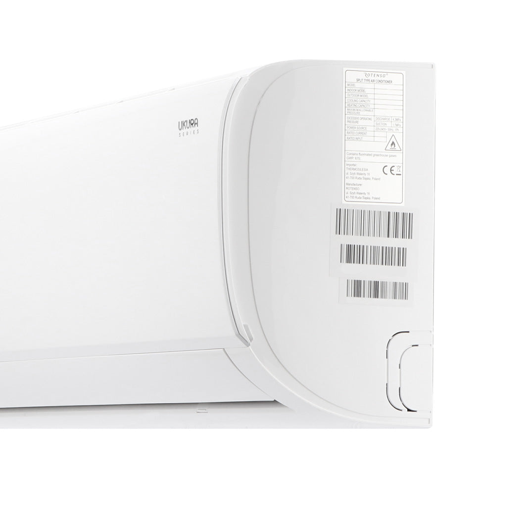 Rotenso Klimaanlage Ukura 2,1 kW bis 7 kW Single-Split Wandgeräte-Set Digital Inverter WiFi A++