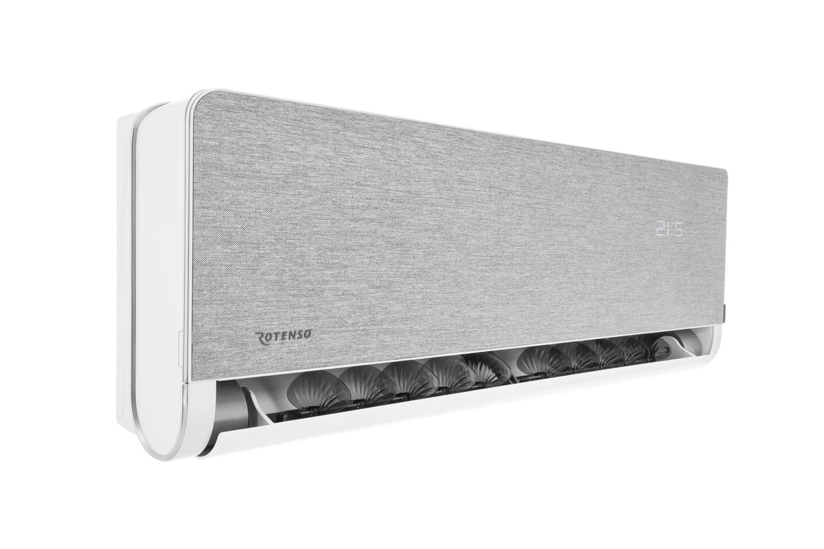 Rotenso Klimaanlage Versu Cloth Stone 2,6 kW bis 5,3 kW Single-Split Wandgeräte-Set Digital Inverter WiFi A+++