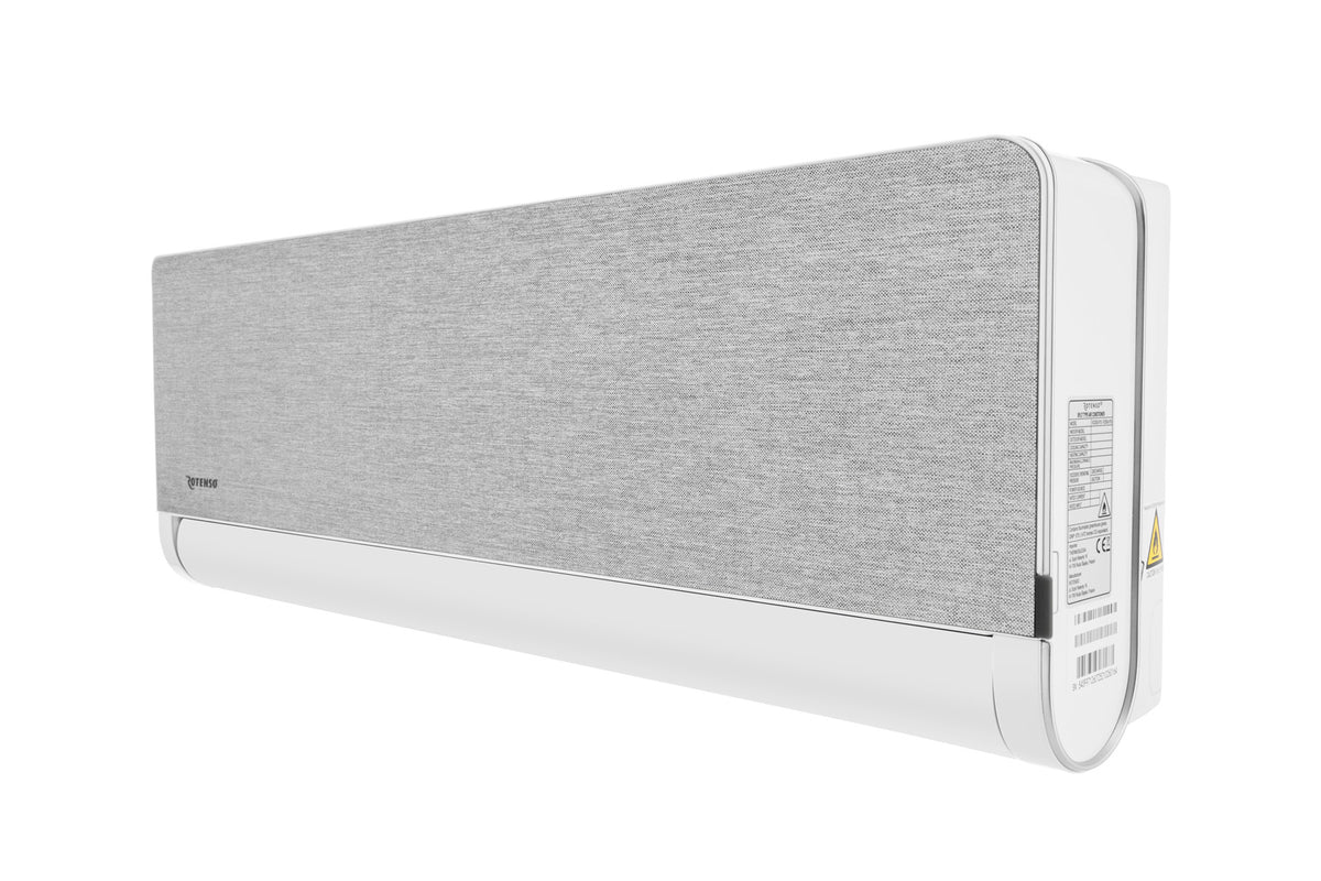 Rotenso Klimaanlage Versu Cloth Stone 2,6 kW bis 5,3 kW Single-Split Wandgeräte-Set Digital Inverter WiFi A+++
