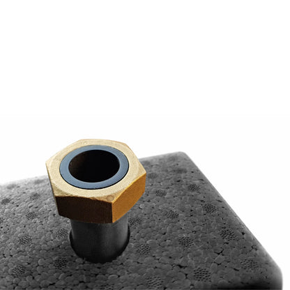 Heizkreisverteilerbalken für 2 Kreise - Verteilerbalken DN25 für Pumpengruppen - Sunex 2GPO DN25 125mm