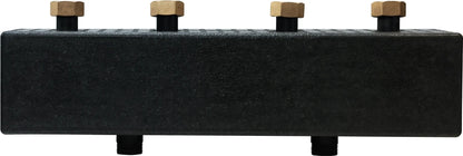 Heizkreisverteilerbalken für 2 Kreise - Verteilerbalken DN25 für Pumpengruppen - Sunex 2GPO DN25 125mm