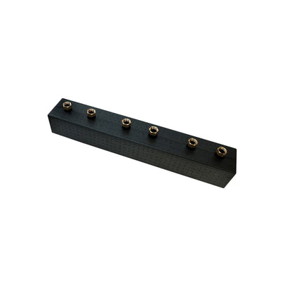 Heating circuit manifold for 3 circuits - DN25 manifold for pump groups - Sunex 3GPO DN25 125mm