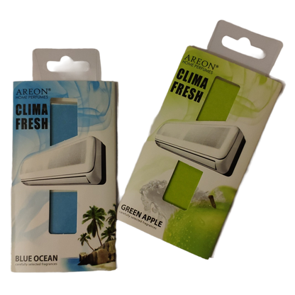 Klimaanlagen Duft Lufterfrischer von Areon Clima in Green Apple u. Ocean