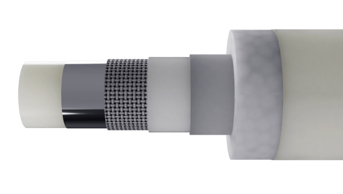 flexible Kältemittelleitung 6m 1/4"+3/8" aus thermoplastischen Mehrschicht System - TÜV Zertifiziert