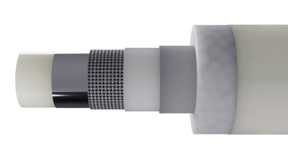 flexible Kältemittelleitung 6m 1/4"+3/8" aus thermoplastischen Mehrschicht System - TÜV Zertifiziert