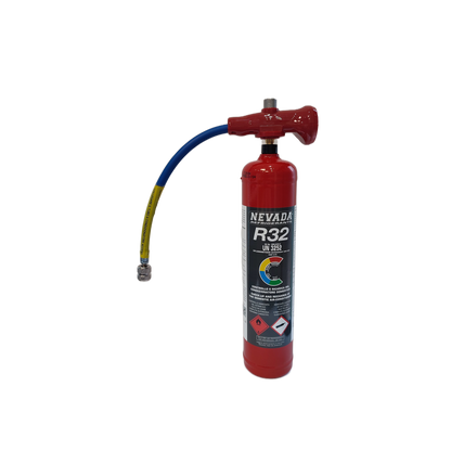 Kältemittel R32 780g mit Füllschlauch & Manometer, für Klimaanlage & Wärmepumpe