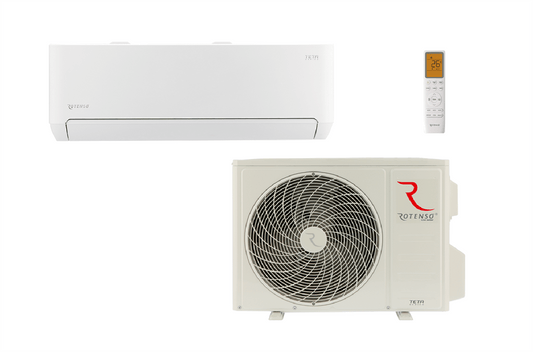 Rotenso Klimaanlage Teta White 2,6 kW bis 6,9 kW Single-Split Wandgeräte-Set Digital Inverter WiFi A+++